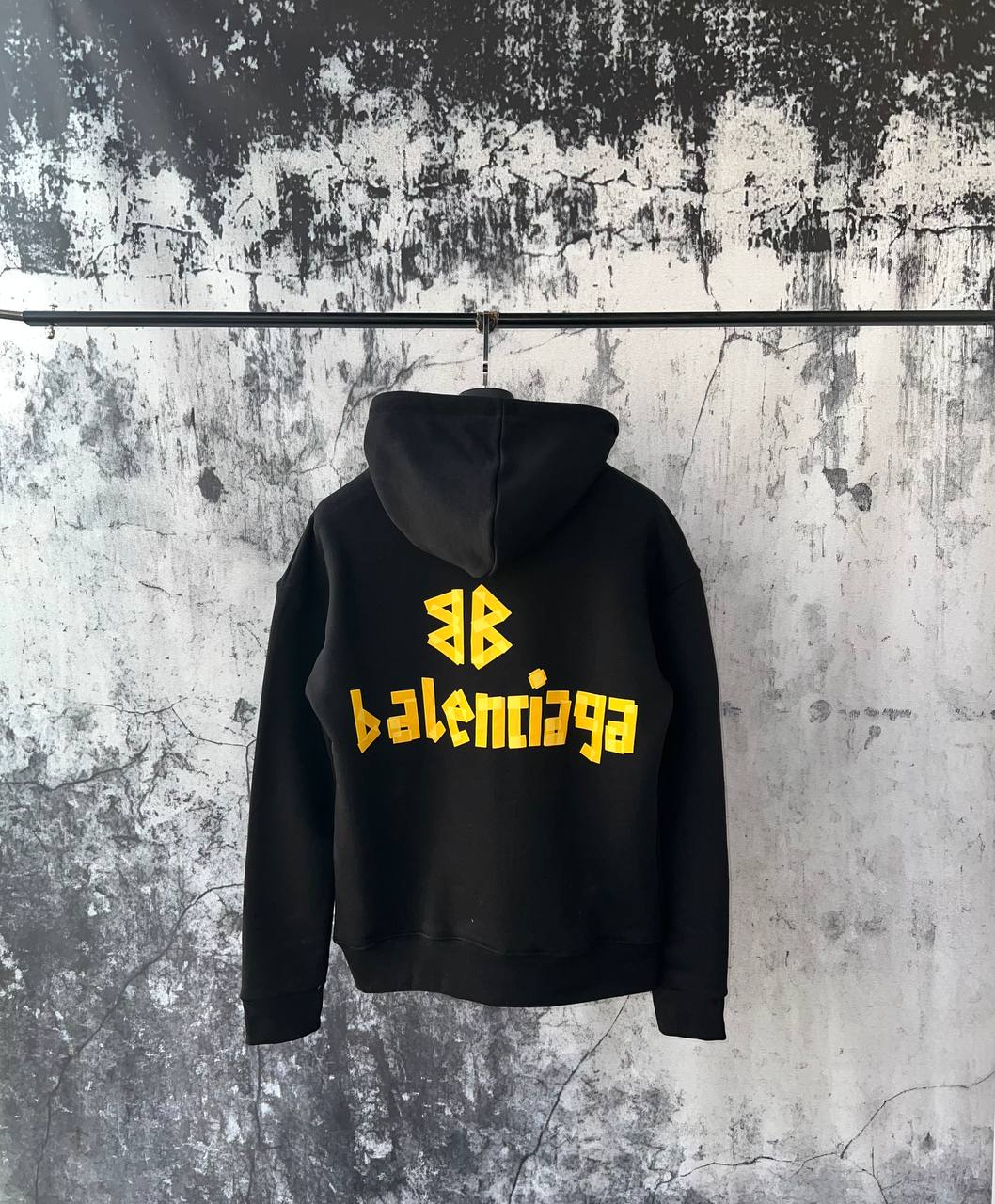 Felpa con cappuccio Balenciaga "Tape Type"