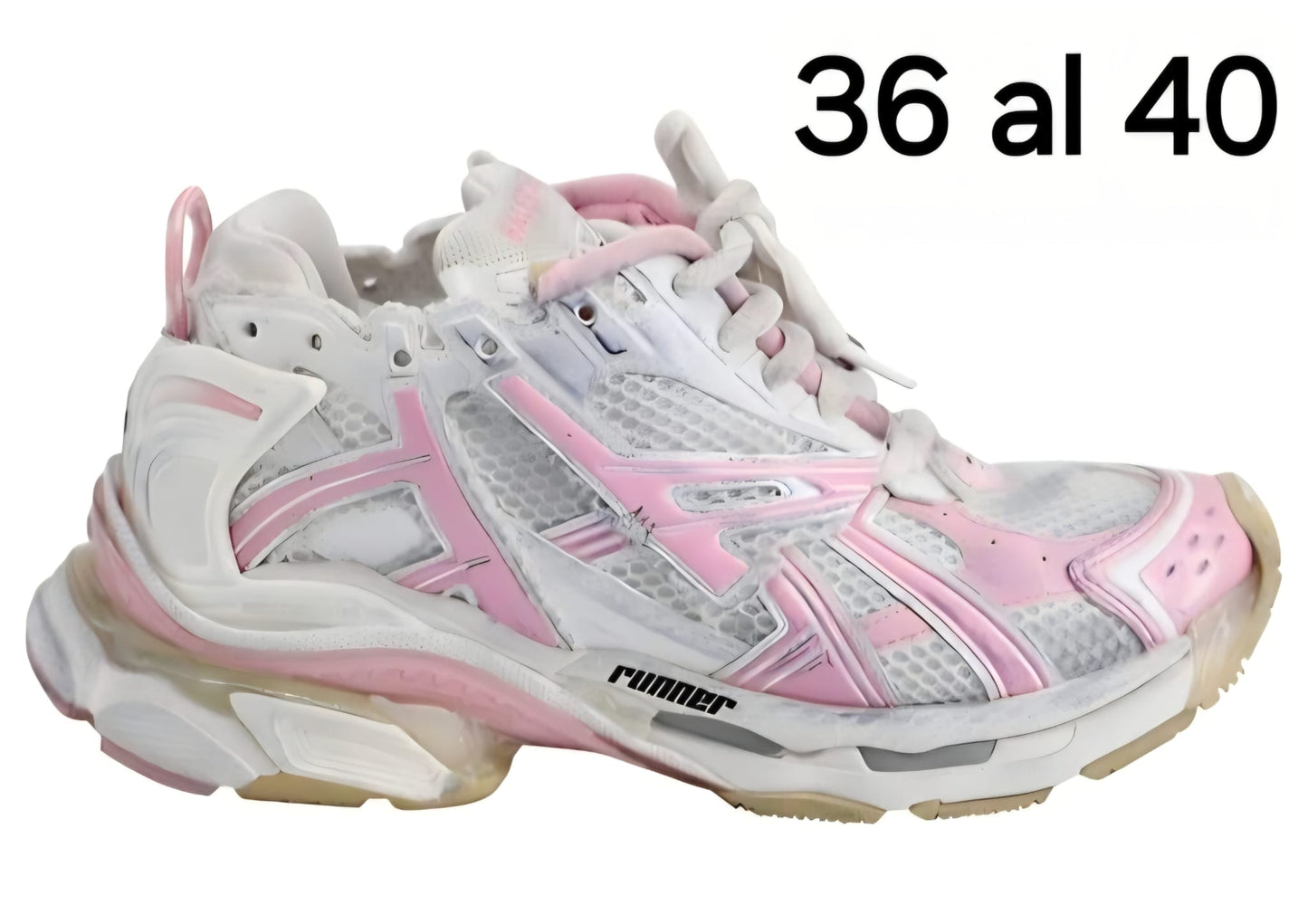 Balenciaga Runner Bianca/Rosa