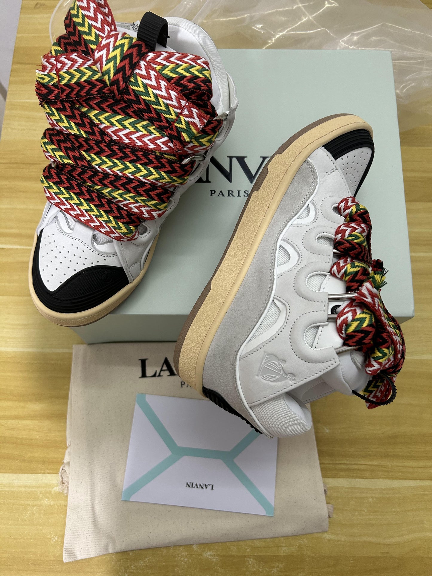 Sneakers LANVIN Bianca/Rossa