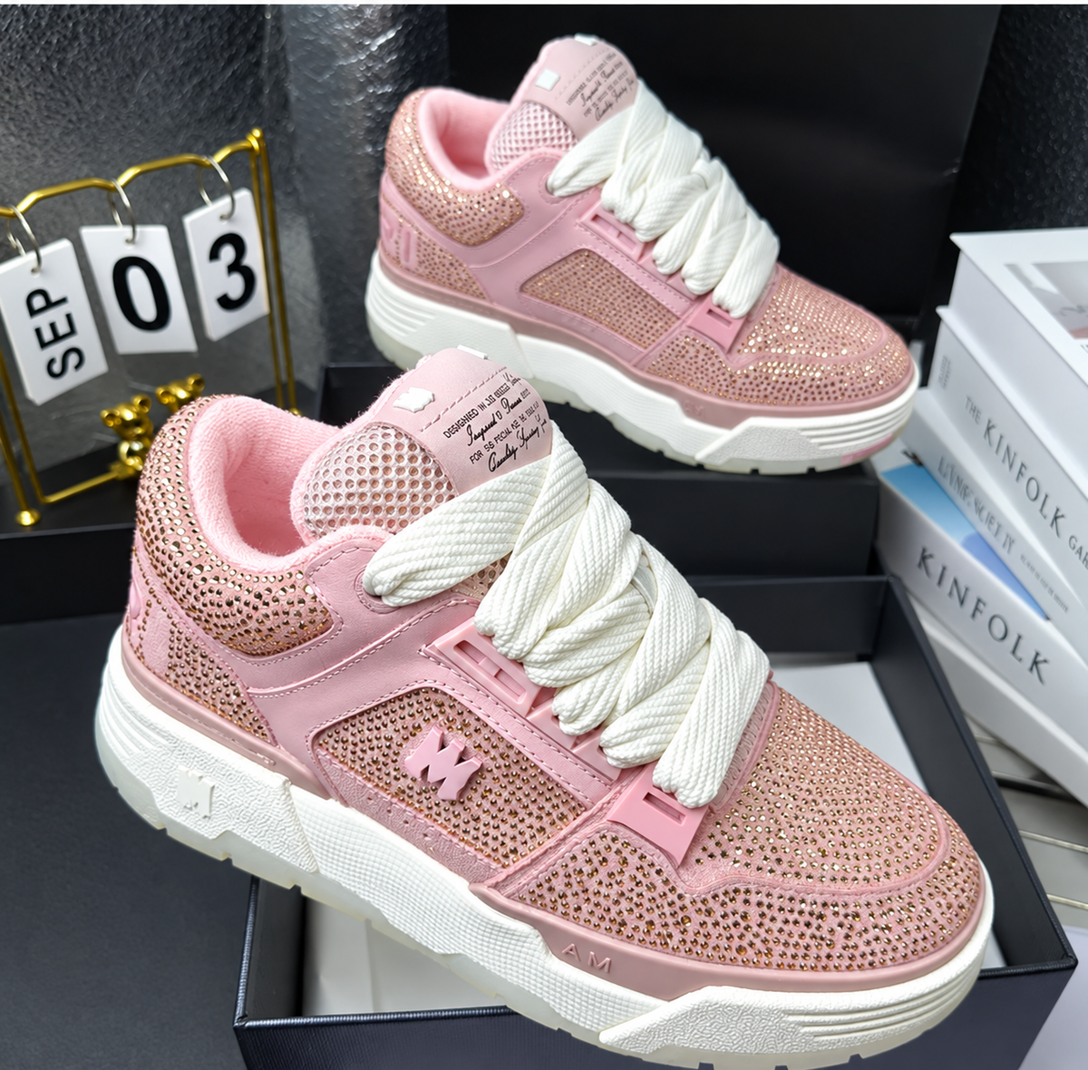 Sneakers AMIRI MA-1 Crystal Rosa