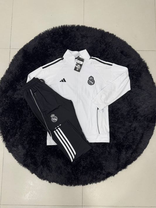 Tuta Real Madrid Bianca/Nera 002