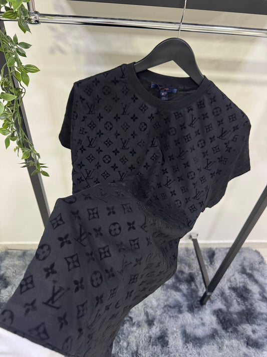 T-shirt LV Monogram Tono su Tono