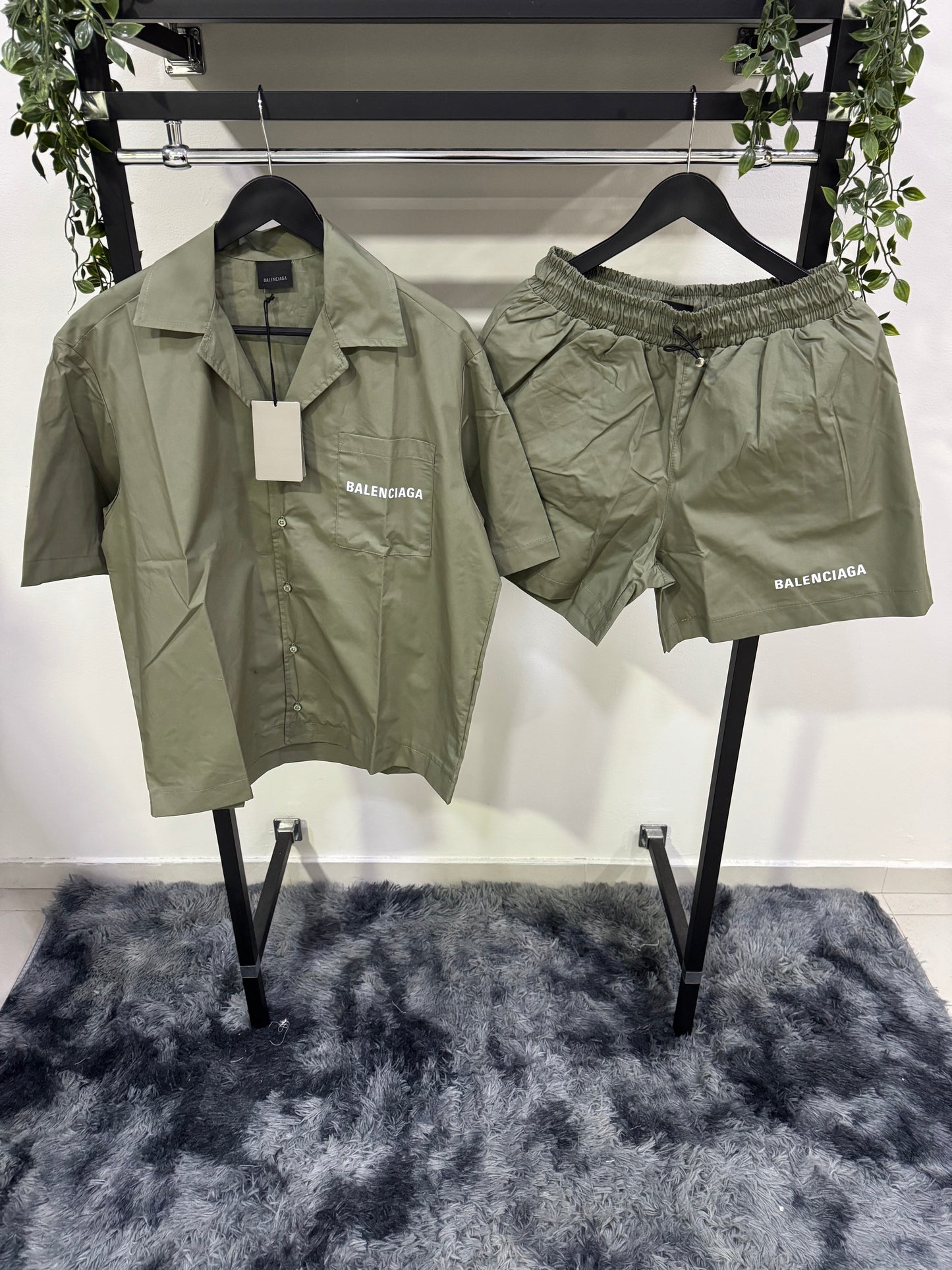 Coordinato Mare Balenciaga Back: Costume + Camicia