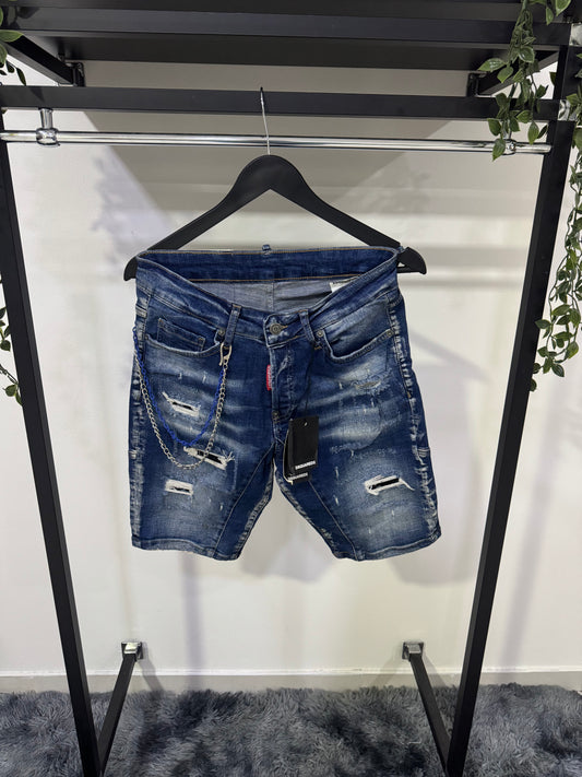 Pantaloncino Jeans Dsquared2 Blu