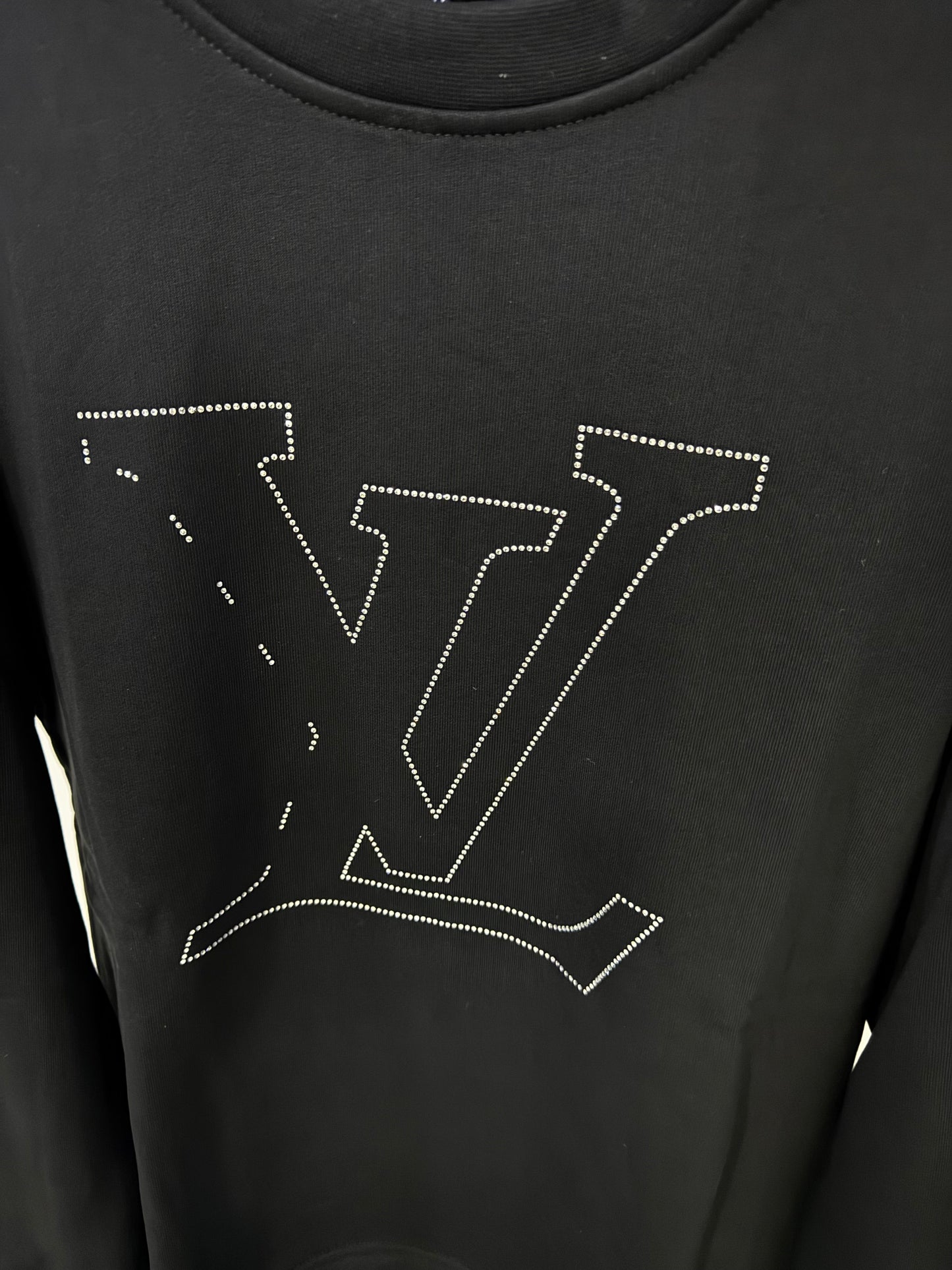 Felpa girocollo LV Crystal "Logo"