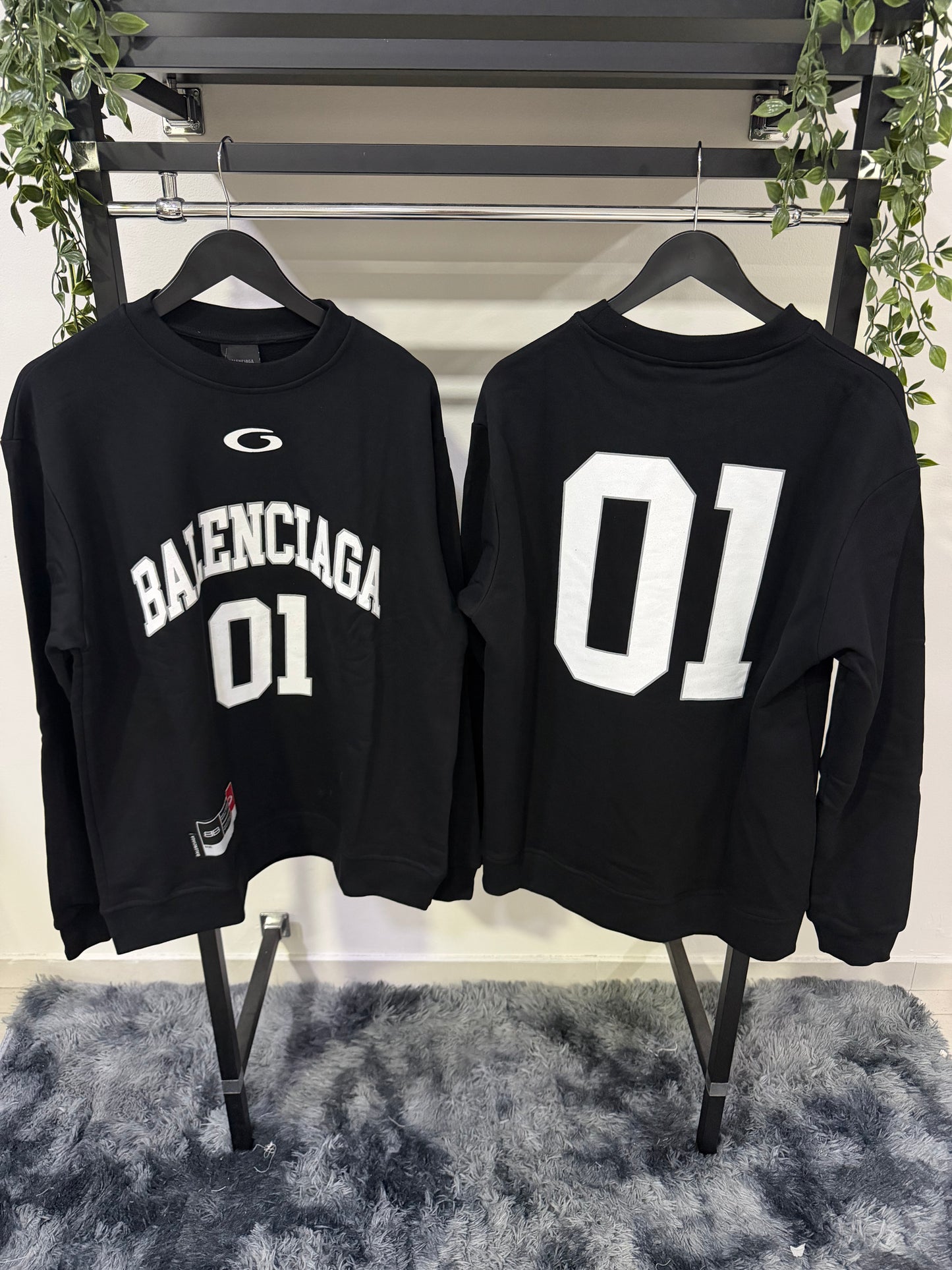 Felpa girocollo Balenciaga "01"