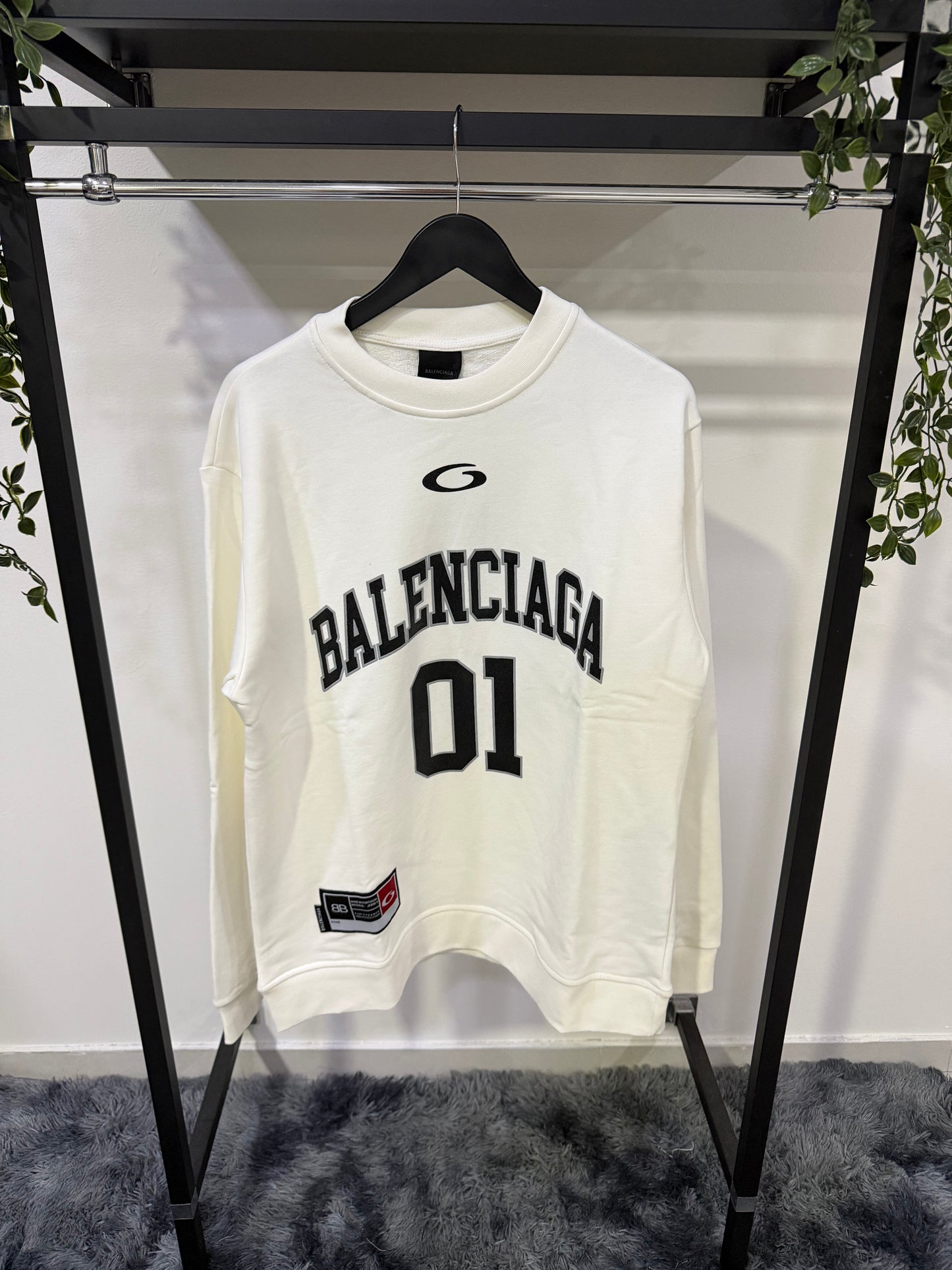 Felpa girocollo Balenciaga "01"