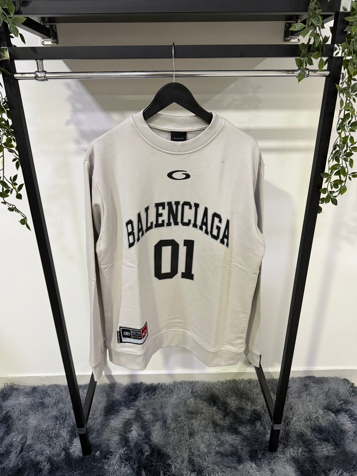 Felpa girocollo Balenciaga "01"