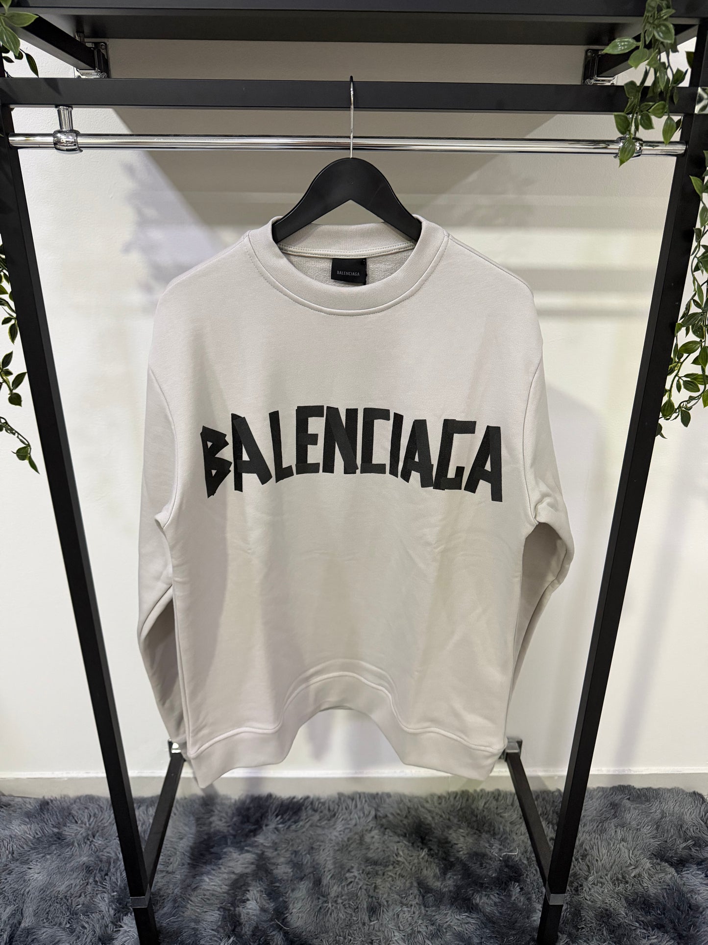 Felpa girocollo "Tape Type"
