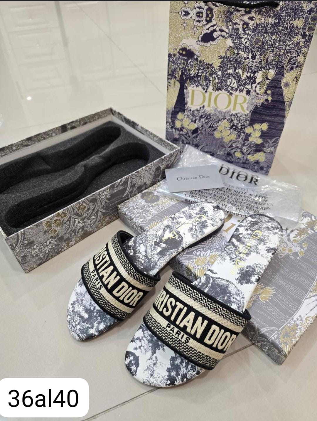 Sandalo Christian Dior Bianco