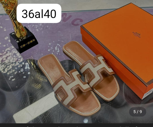 Sandalo Hermes Marrone 2