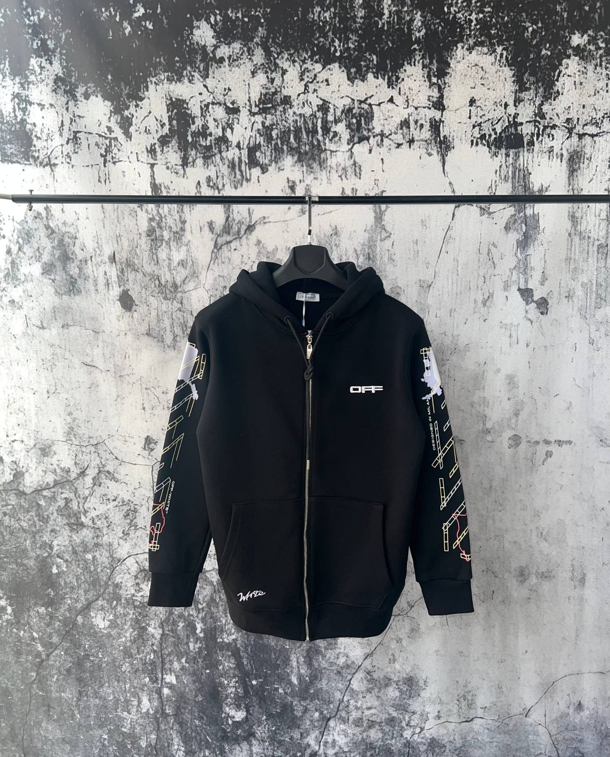 Felpa con zip Off-White 001