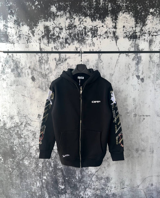Felpa con zip Off-White 001