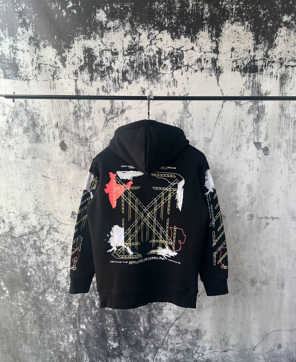 Felpa con zip Off-White 001