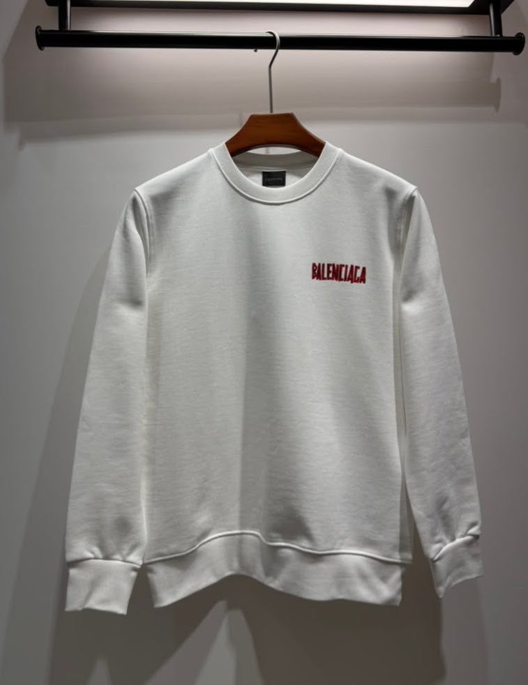 Felpa girocollo Balenciaga "Caution"