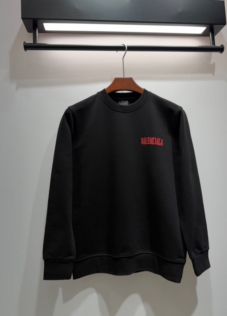 Felpa girocollo Balenciaga "Caution"