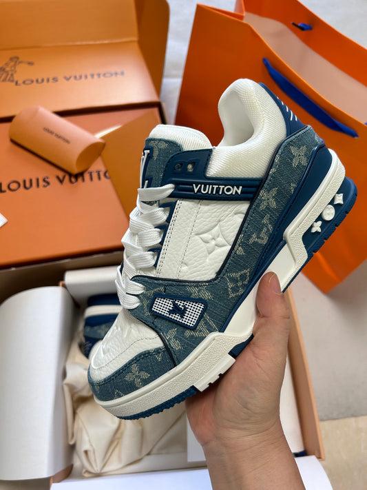 Sneakers LV Trainer Jeans